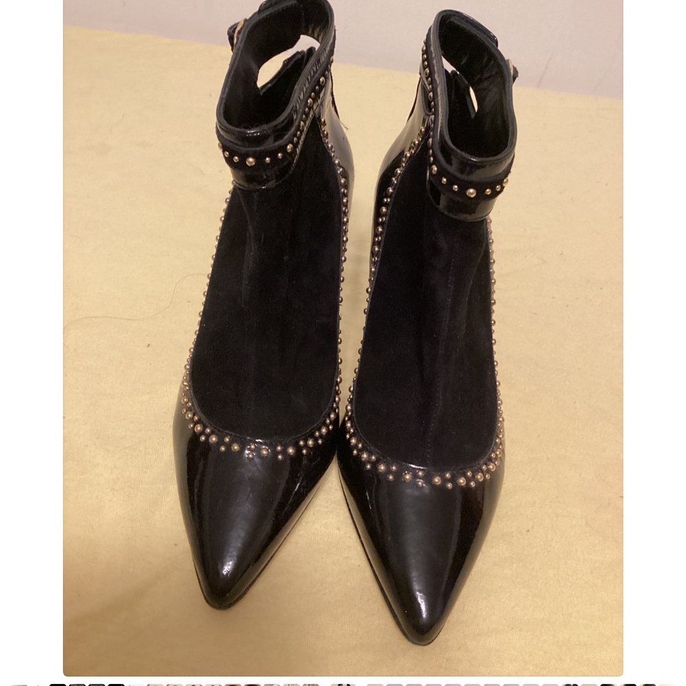 CAROLINA HERRERA ANKLE STILETTO BOOTS SZ 36